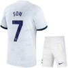 Conjunto (Camiseta+Pantalón Corto) Tottenham Hotspur Son 7 Primera Equipación 23-24 - Niño